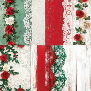 Sumflying Grace 24PCS Scrapbook Paper & Cardstock 24pcs 6 Grace Scrapbook Paper Cardstock 02