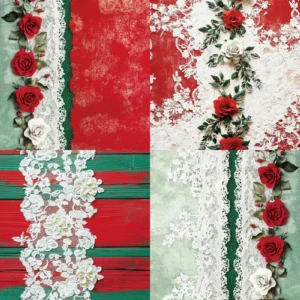 Sumflying Grace 24PCS Scrapbook Paper & Cardstock 24pcs 6 Grace Scrapbook Paper Cardstock 03