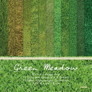 24pcs 6 Green Meadow Scrapbook Paper Cardstock 00