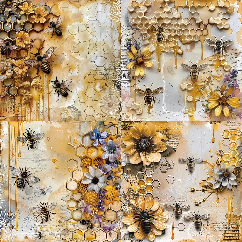 24pcs 6 Honey Scrapbook Paper Cardstock 02 24pcs 6 Honey Scrapbook Paper Cardstock 02