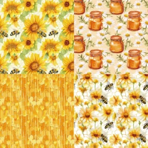 24pcs 6 Honeyed Scrapbook Paper Cardstock 03