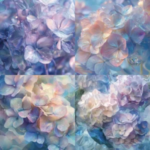 24pcs 6 Hydrangea Scrapbook Paper Cardstock 01