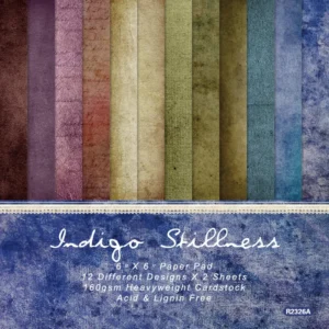 24pcs 6 Indigo Stillness Scrapbook Paper Cardstock 00