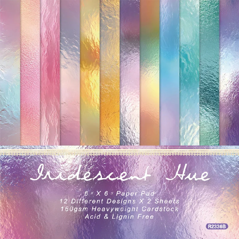24pcs 6 Iridescent Hue Scrapbook Paper Cardstock 00 24pcs 6 Iridescent Hue Scrapbook Paper Cardstock 00