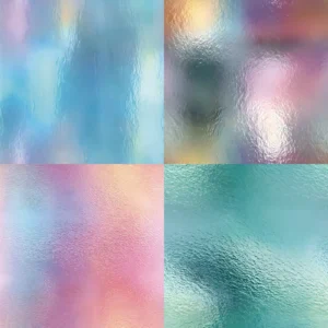 Sumflying Iridescent Hue 24PCS Scrapbook Paper & Cardstock 24pcs 6 Iridescent Hue Scrapbook Paper Cardstock 06