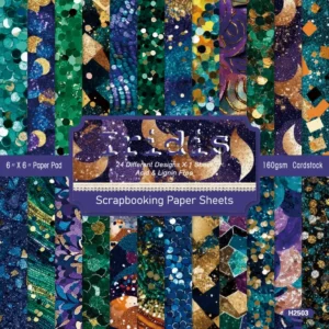 24pcs 6 Iridis Scrapbook Paper Cardstock 00