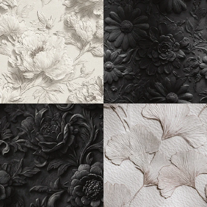 24pcs 6 Ivory Floret Scrapbook Paper Cardstock 02 24pcs 6 Ivory Floret Scrapbook Paper Cardstock 02
