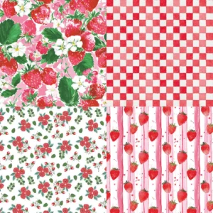 Sumflying Juicy 24PCS Scrapbook Paper & Cardstock 24pcs 6 Juicy Scrapbook Paper Cardstock 05