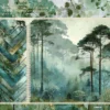 24pcs 6 Jungle Wonderland Scrapbook Paper Cardstock 00