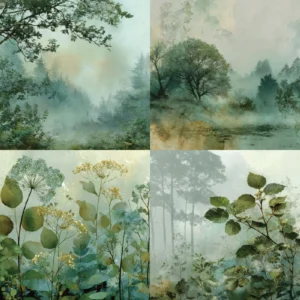 Sumflying Jungle Wonderland 24PCS Scrapbook Paper & Cardstock 24pcs 6 Jungle Wonderland Scrapbook Paper Cardstock 02