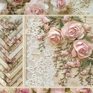 24pcs 6 Lace Flower Scrapbook Paper Cardstock 00 1