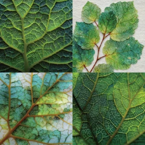 Sumflying Leaves 24PCS Scrapbook Paper & Cardstock 24pcs 6 Leaves Scrapbook Paper Cardstock 1 03