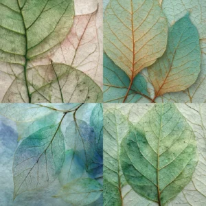 Sumflying Leaves 24PCS Scrapbook Paper & Cardstock 24pcs 6 Leaves Scrapbook Paper Cardstock 2 02 1