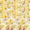 24pcs 6 Lemon Delights Scrapbook Paper Cardstock 00