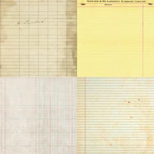 Sumflying Line Script 24PCS Scrapbook Paper & Cardstock 24pcs 6 Line Script Scrapbook Paper Cardstock 02