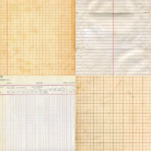 Sumflying Line Script 24PCS Scrapbook Paper & Cardstock 24pcs 6 Line Script Scrapbook Paper Cardstock 03