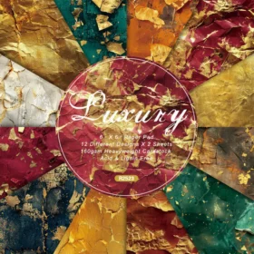 Sumflying Luxury 24PCS Scrapbook Paper & Cardstock