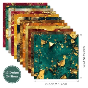24pcs 6 Luxury Scrapbook Paper Cardstock 1 04