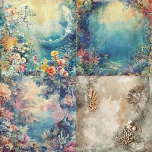 Sumflying Marina 24PCS Scrapbook Paper & Cardstock 24pcs 6 Marina Scrapbook Paper Cardstock 03