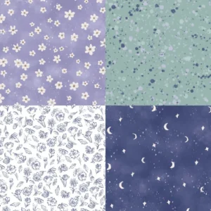 24pcs 6 Mauve Scrapbook Paper Cardstock 01