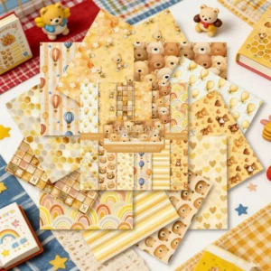 Sumflying Mellow 24PCS Scrapbook Paper & Cardstock 24pcs 6 Mellow Scrapbook Paper Cardstock 02