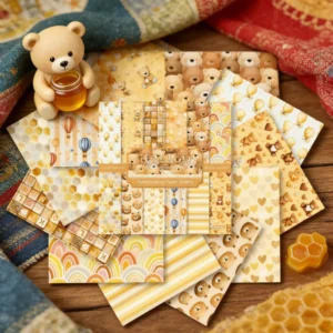 Sumflying Mellow 24PCS Scrapbook Paper & Cardstock 24pcs 6 Mellow Scrapbook Paper Cardstock 03
