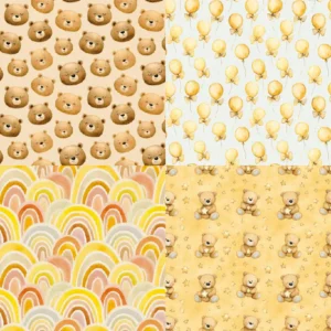 Sumflying Mellow 24PCS Scrapbook Paper & Cardstock 24pcs 6 Mellow Scrapbook Paper Cardstock 06
