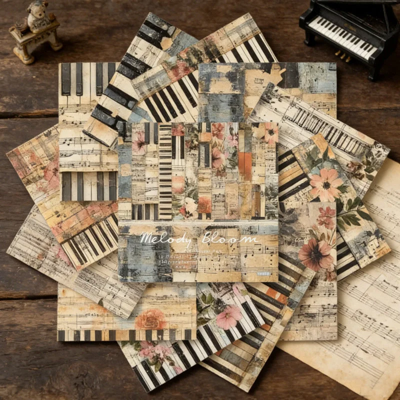 24pcs 6 Melody Bloom Scrapbook Paper Cardstock 04 24pcs 6 Melody Bloom Scrapbook Paper Cardstock 04