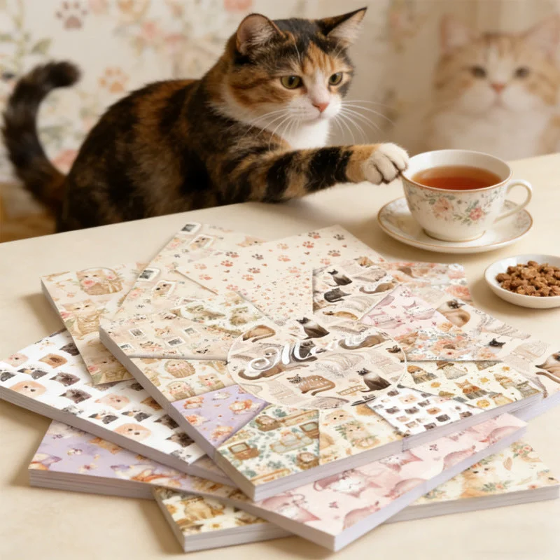 24pcs 6 Meow Scrapbook Paper Cardstock 03 24pcs 6 Meow Scrapbook Paper Cardstock 03