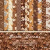 24pcs 6 Mocha Stories Scrapbook Paper Cardstock 00