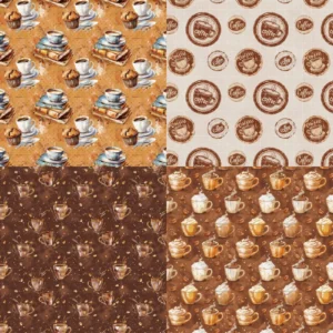 24pcs 6 Mocha Stories Scrapbook Paper Cardstock 02