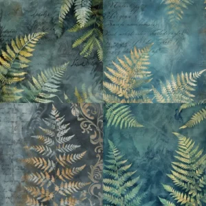 24pcs 6 Mossy Scrapbook Paper Cardstock 01