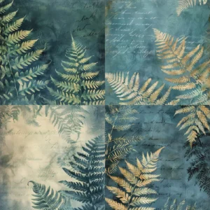 Sumflying Mossy 24PCS Scrapbook Paper & Cardstock 24pcs 6 Mossy Scrapbook Paper Cardstock 03