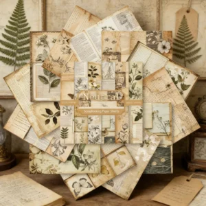 24pcs 6 Neutral Scrapbook Paper Cardstock 02