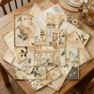 24pcs 6 Neutral Scrapbook Paper Cardstock 03