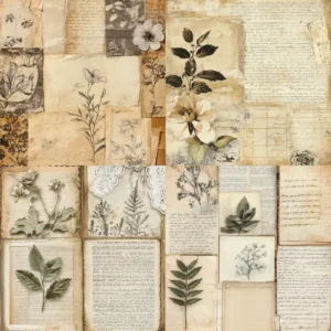 24pcs 6 Neutral Scrapbook Paper Cardstock 05
