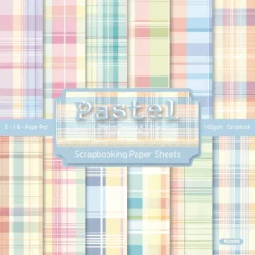 Sumflying Pastel 24PCS Scrapbook Paper & Cardstock