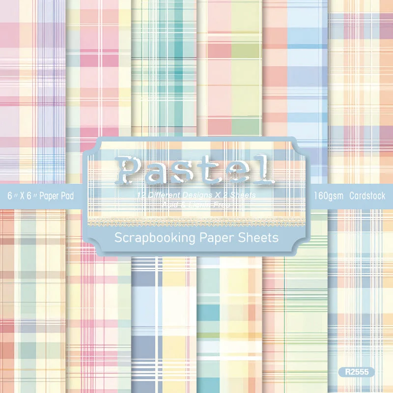 24pcs 6 Pastel Scrapbook Paper Cardstock 00 24pcs 6 Pastel Scrapbook Paper Cardstock 00