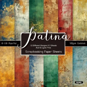 24pcs 6 Patina Scrapbook Paper Cardstock 00