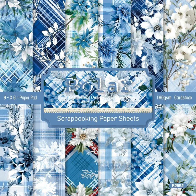 24pcs 6 Polar Scrapbook Paper Cardstock 00 24pcs 6 Polar Scrapbook Paper Cardstock 00