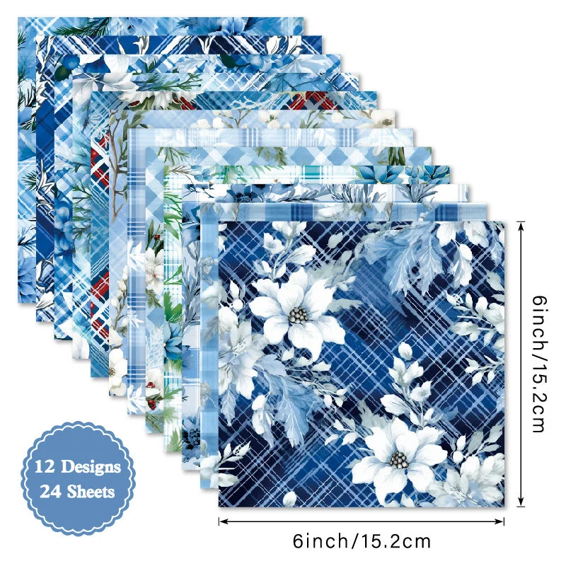 24pcs 6 Polar Scrapbook Paper Cardstock 04 24pcs 6 Polar Scrapbook Paper Cardstock 04