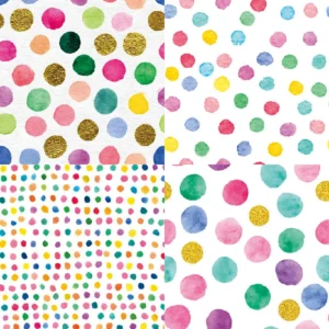24pcs 6 Polka Dots Scrapbook Paper Cardstock 1 05