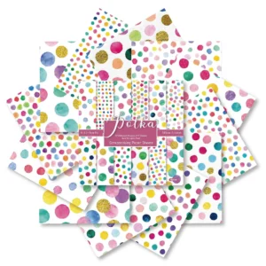 24pcs 6 Polka Dots Scrapbook Paper Cardstock 1 08