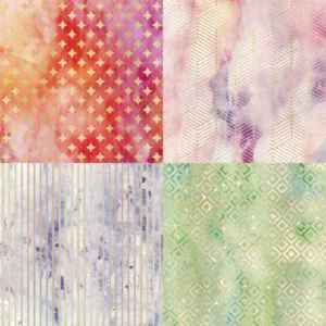 Sumflying Purple Geometry 24PCS Scrapbook Paper & Cardstock 24pcs 6 Purple Geometry Scrapbook Paper Cardstock 02