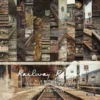 24pcs 6 Railway Relics Scrapbook Paper Cardstock 00