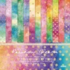 24pcs 6 Rainbow Gleam Scrapbook Paper Cardstock 00