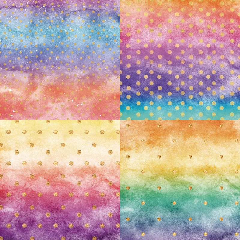 24pcs 6 Rainbow Gleam Scrapbook Paper Cardstock 01 24pcs 6 Rainbow Gleam Scrapbook Paper Cardstock 01