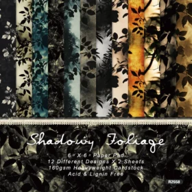 Sumflying Shadowy Foliage 24PCS Scrapbook Paper & Cardstock