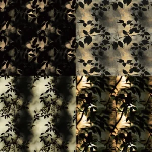 Sumflying Shadowy Foliage 24PCS Scrapbook Paper & Cardstock 24pcs 6 Shadowy Foliage Scrapbook Paper Cardstock 03