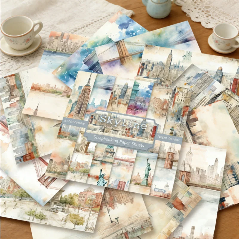 24pcs 6 Skyline Scrapbook Paper Cardstock 01 24pcs 6 Skyline Scrapbook Paper Cardstock 01